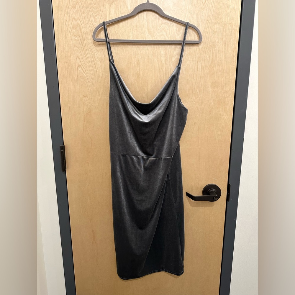 NWT Silver/Grey Slip Dress